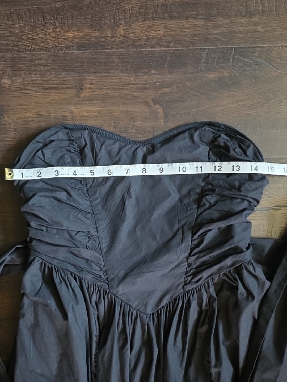 Free People Strapless Black Full-Length Women’s Dress - Picture 5 of 11
